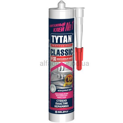 Клей монтажный TYTAN Classic Fix 310 мл прозрачный купить в Одессе