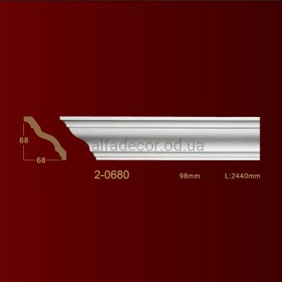 Карниз гладкий 2-0680 Classic Home купити в Одесі
