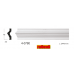 Молдінг гнучкий гладкий 4-0780 Flex Classic Home купити в Одесі