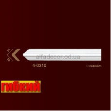 Молдинг гибкий угловой 4-0310 Flex Classic Home