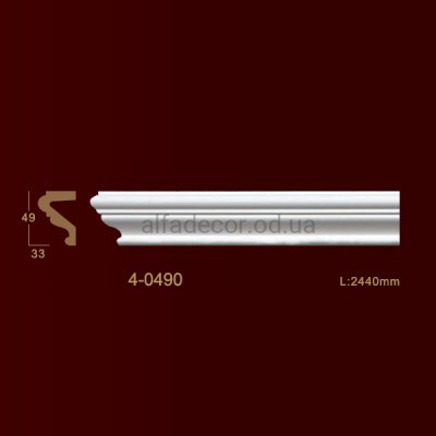 Молдінг гладкий 4-0490 Classic Home купити в Одесі