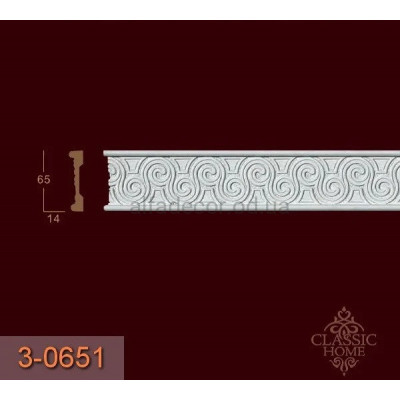 Молдинг с орнаментом 3-0651 Classic Home купить в Одессе