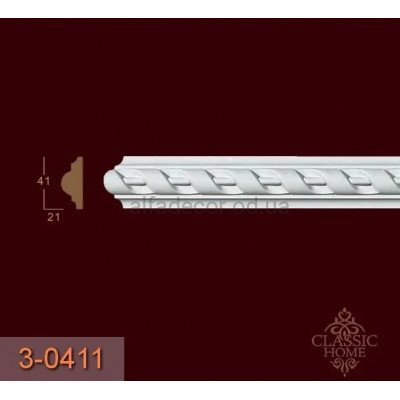 Молдинг с орнаментом 3-0411 Classic Home купить в Одессе