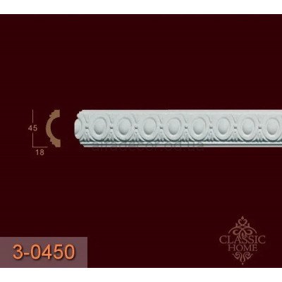 Молдинг с орнаментом 3-0450 Classic Home купить в Одессе