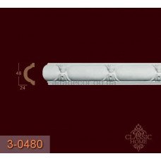 Молдинг с орнаментом 3-0480 Classic Home