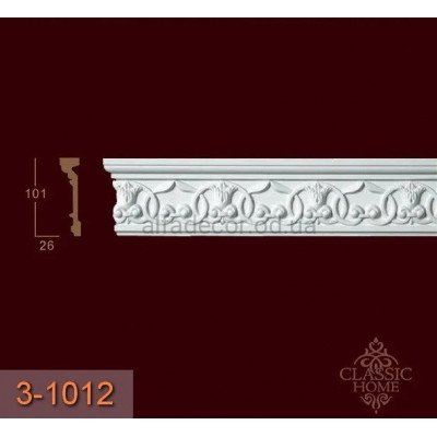 Молдинг з орнаментом 3-1012 Classic Home купити в Одесі