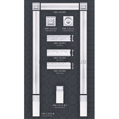 Обрамление проёма HM-43100 P Classic Home купить в Одессе