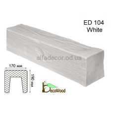 Балка Модерн ED 104 (2м) classic белая 17х19 DecoWood