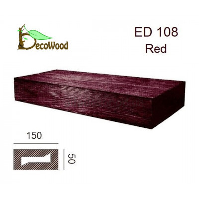 Балка Модерн ED 108 (4м) classic дуб красный 5х15 DecoWood купить в Одессе