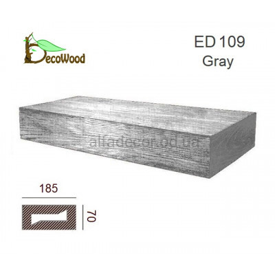 Балка Модерн ED 109 (2м) classic дуб седой 7х18,5 DecoWood купить в Одессе