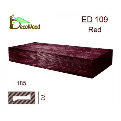Балка Модерн ED 109 (2м) classic дуб червоний 7х18,5 DecoWood купити в Одесі