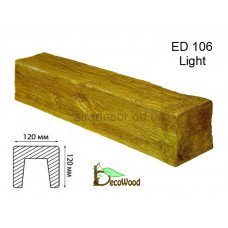 Балка Модерн ED 106 (4м) classic дуб светлый 12х12 DecoWood