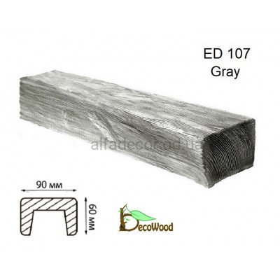 Балка Модерн ED 107 (2м) classic дуб седой 6х9 DecoWood купить в Одессе