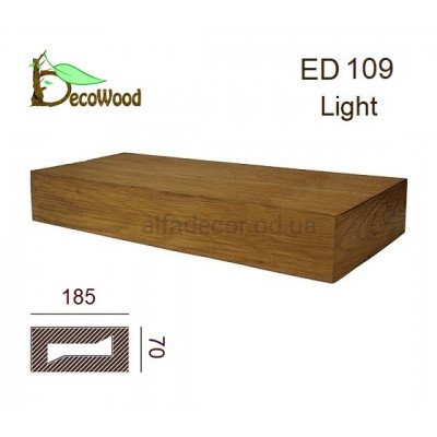 Балка Модерн ED 109 (4м) classic дуб светлый 7х18,5 DecoWood купить в Одессе