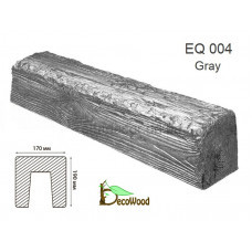 Балка Рустик EQ 004 (4м) classic дуб седой 19х17 DecoWood