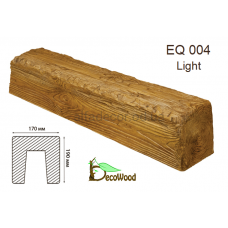 Балка Рустик EQ 004 (4м) classic дуб светлый 19х17 DecoWood