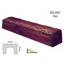 Балка Рустик EQ 005 (4м) classic дуб красный 19х13 DecoWood