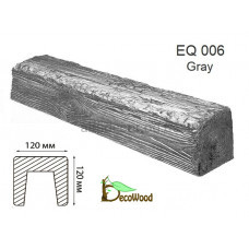 Балка Рустик EQ 006 (4м) classic дуб седой 12х12 DecoWood