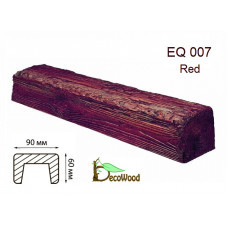 Балка Рустик EQ 007 (4м) classic дуб червоний 6х9 DecoWood