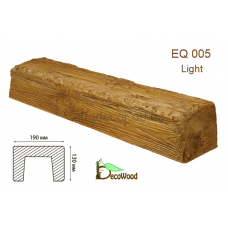 Балка Рустик EQ 005 (4м) classic дуб світлий 19х13 DecoWood