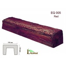 Балка Рустик EQ 005 (3м) classic дуб красный 19х13 DecoWood