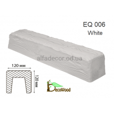 Балка Рустик EQ 006 (3м) classic дуб белый 12х12 DecoWood
