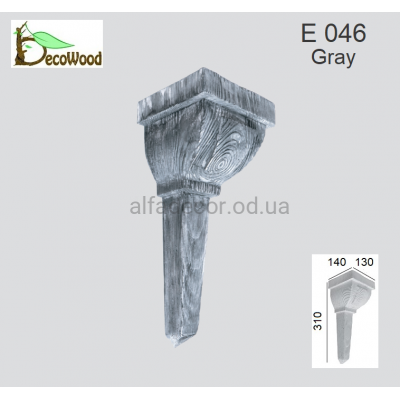 Консоль E 046 classic дуб сивий 14х13 DecoWood купити в Одесі