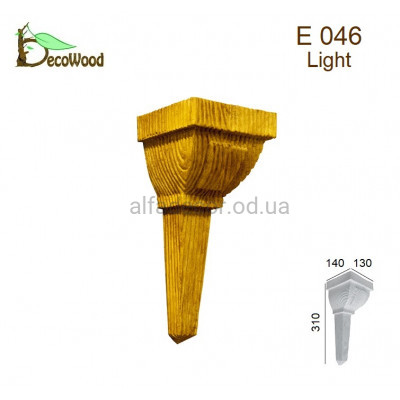 Консоль E 046 classic дуб світлий 14х13 DecoWood купити в Одесі