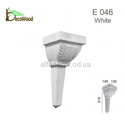 Консоль E 046 classic біла 14х13 DecoWood купити в Одесі