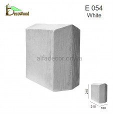 Стыковочный элемент E 054 classic белый DecoWood
