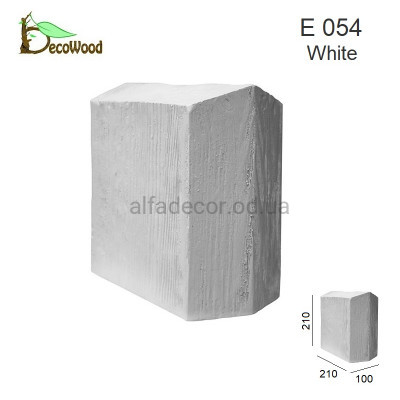 Стикувальний елемент E 054 classic білий DecoWood купити в Одесі