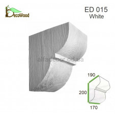 Консоль балки Модерн ED 015 classic белая 19х17 DecoWood