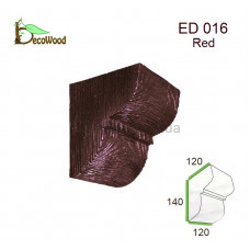 Консоль балки Модерн ED 016 classic дуб червоний 12х12 DecoWood