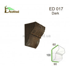 Консоль балки Модерн ED 017 classic дуб темний 6х9 DecoWood