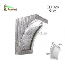 Консоль балки Модерн ED 026 classic дуб сивий 12х12 DecoWood