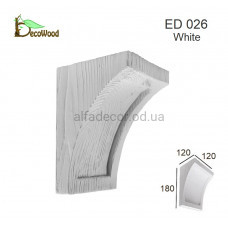 Консоль балки Модерн ED 026 classic біла 12х12 DecoWood