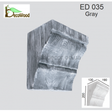 Консоль балки Модерн ED 035 classic дуб сивий 19х13 DecoWood