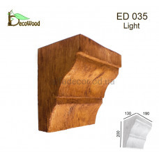 Консоль балки Модерн ED 035 classic дуб світлий 19х13 DecoWood