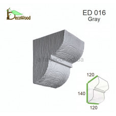 Консоль балки Модерн ED 016 classic дуб сивий 12х12 DecoWood