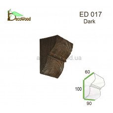 Консоль балки Модерн ED 017 classic дуб темний 6х9 DecoWood
