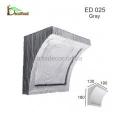 Консоль балки Модерн ED 025 classic дуб сивий 19х13 DecoWood