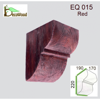 Консоль Рустик EQ 015 classic дуб красный 19х17 DecoWood купить в Одессе