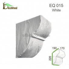 Консоль Рустик EQ 015 classic белая 19х17 DecoWood