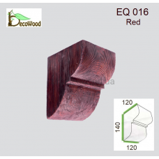 Консоль Рустик EQ 016 classic дуб червоний 12х12 DecoWood