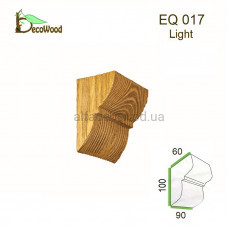 Консоль Рустик EQ 017 classic дуб світлий 6х9 DecoWood