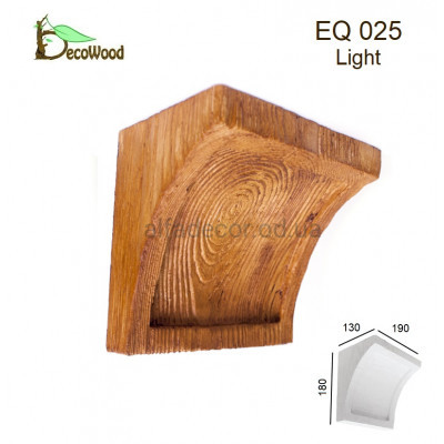 Консоль Рустик EQ 025 classic дуб светлый 19х13 DecoWood купить в Одессе