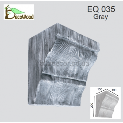 Консоль Рустик EQ 035 classic дуб седой 19х13 DecoWood купить в Одессе