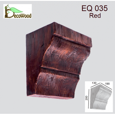 Консоль Рустик EQ 035 classic дуб красный 19х13 DecoWood купить в Одессе
