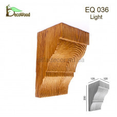Консоль Рустик EQ 036 classic дуб светлый 12х12 DecoWood