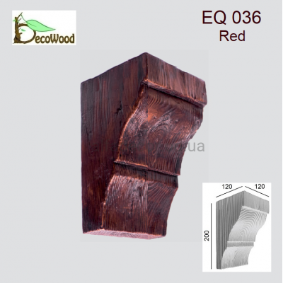 Консоль Рустик EQ 036 classic дуб красный 12х12 DecoWood купить в Одессе